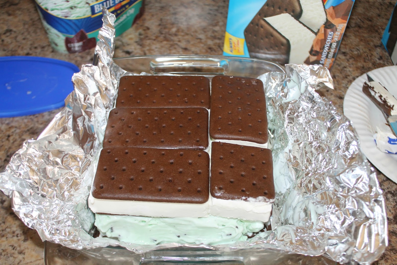 Mint Chocolate Chip Ice Cream Sandwich Cake A New Dawnn