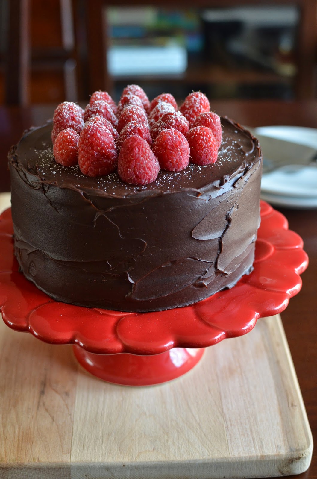 Playing with Flour Chocolate raspberry layer cake