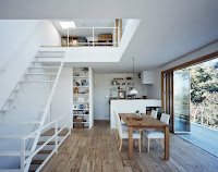 Japanese Deck House Design Plan For Stepped Silhouette And Massive Windows Japanese Deck House Design Plan For Stepped Silhouette And Massive Windows