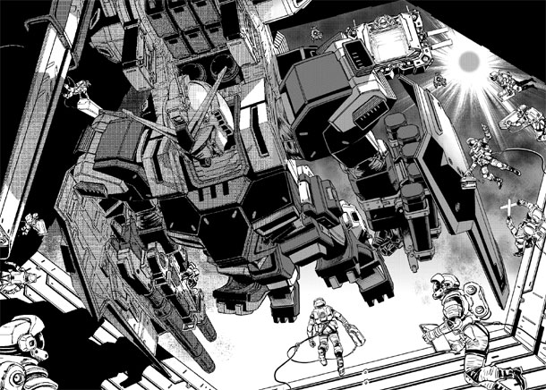 Gundam Guy Mobile Suit Gundam Thunderbolt Manga Series Preview Gundam Guy Mobile Suit Gundam Thunderbolt Manga Series Preview