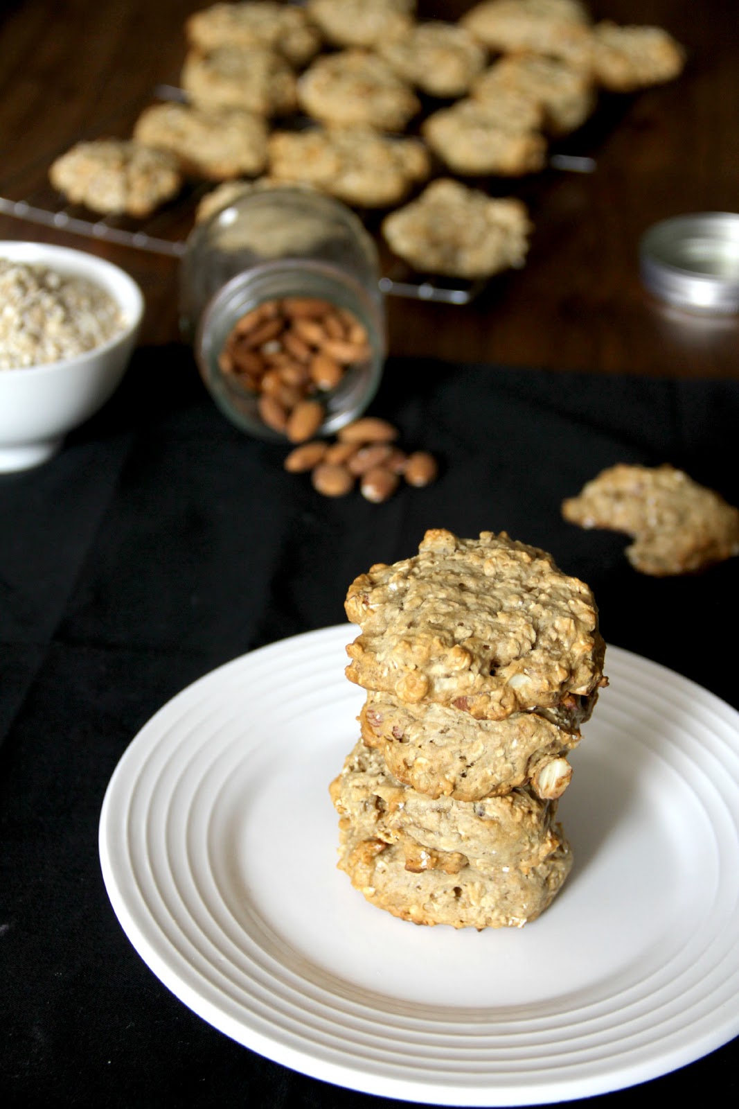 My Happy Place honey nut oatmeal breakfast cookies