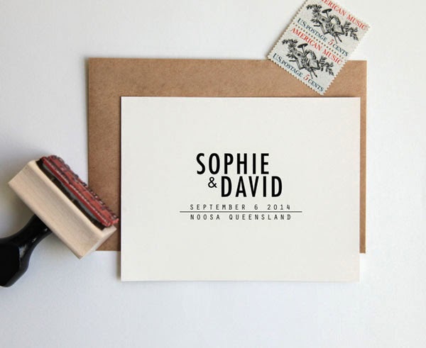 Wedding Stamp, Custom Stamp, Wood Stamp, Personalized Stamps