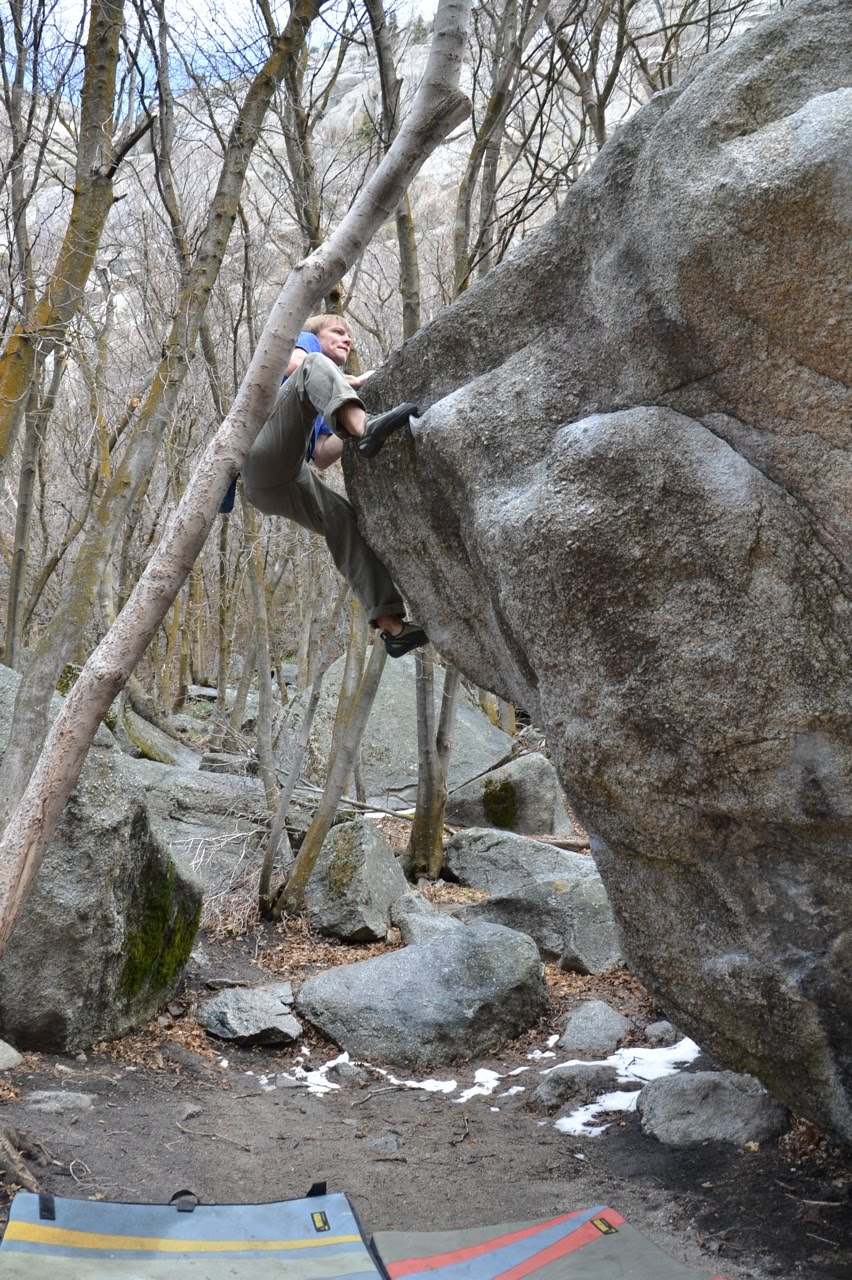 Lloyd Climbing Blog A One Boulder Session at Little Cottonwood Canyon