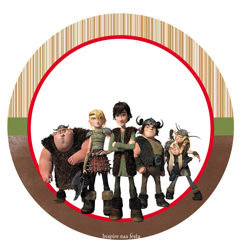 How to Train your Dragon Party Free Printable Wrappers and Toppers