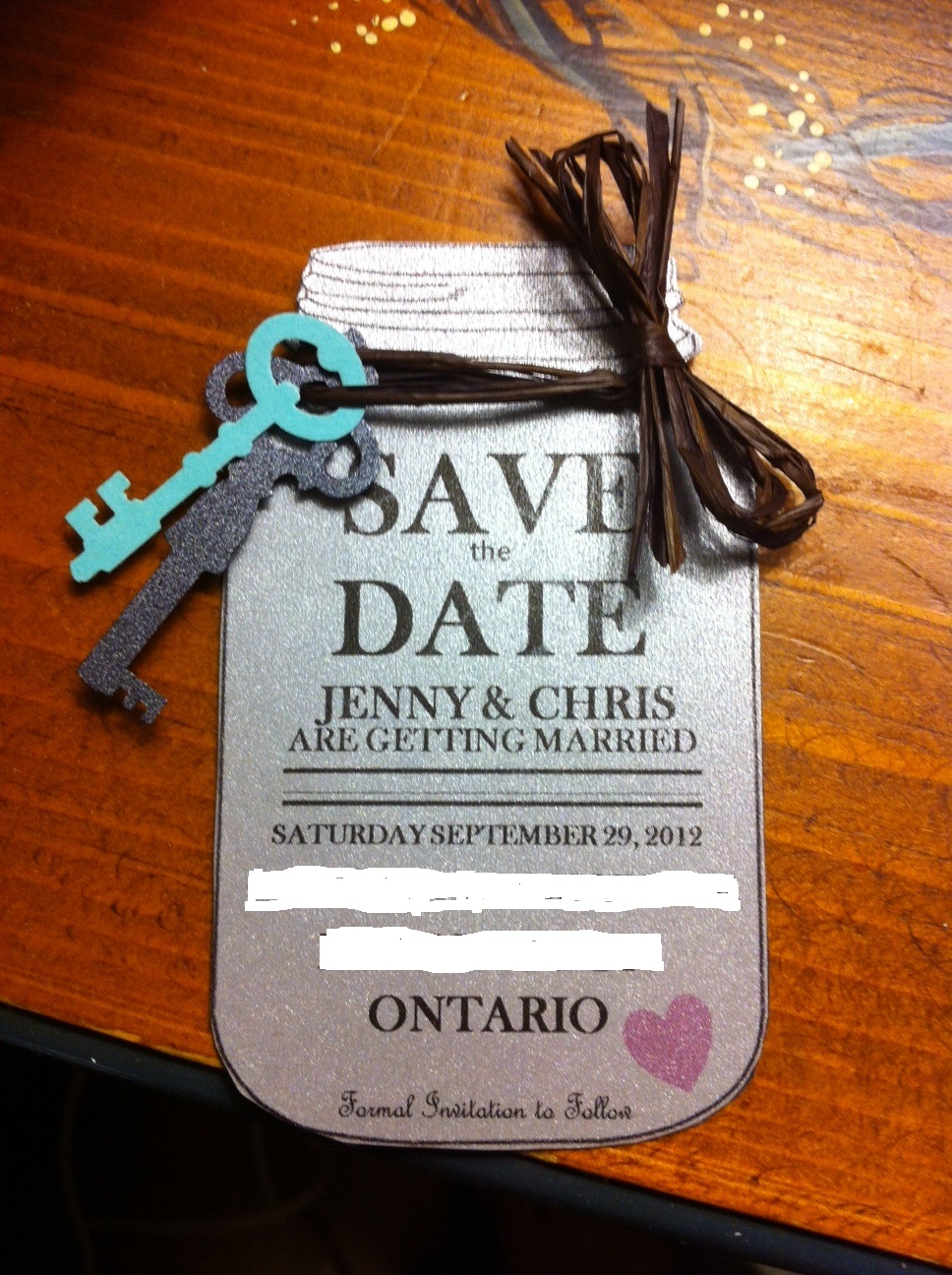 Happily Ever After September 29 12 Diy Save The Dates