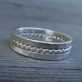 recycled silver band