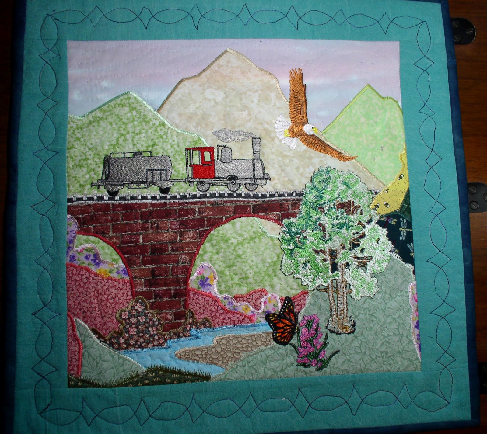 Dinah's Quilts & Embroidery Wall Hangings