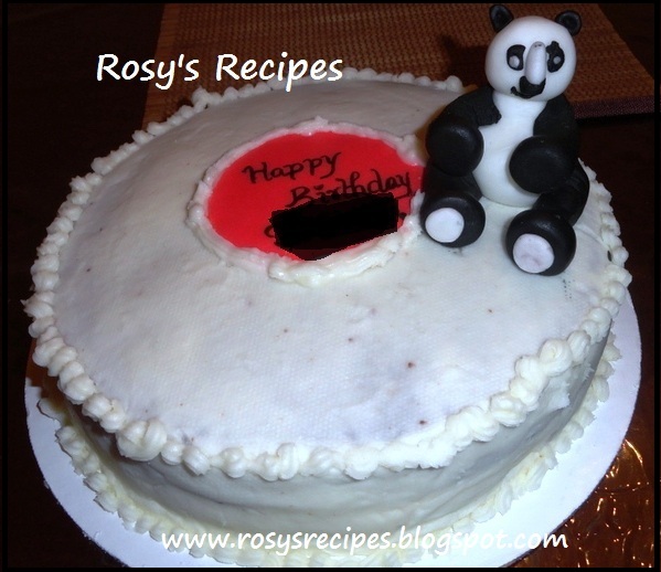 Rosy's Recipes Oatmeal Applesauce Cake with Cream Cheese Frosting