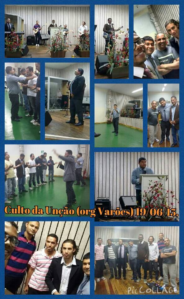 CULTO DA UNÇÃO na igreja Batista Ebenezer do Setor "O" Bsb-DF no dia 19/06/15.