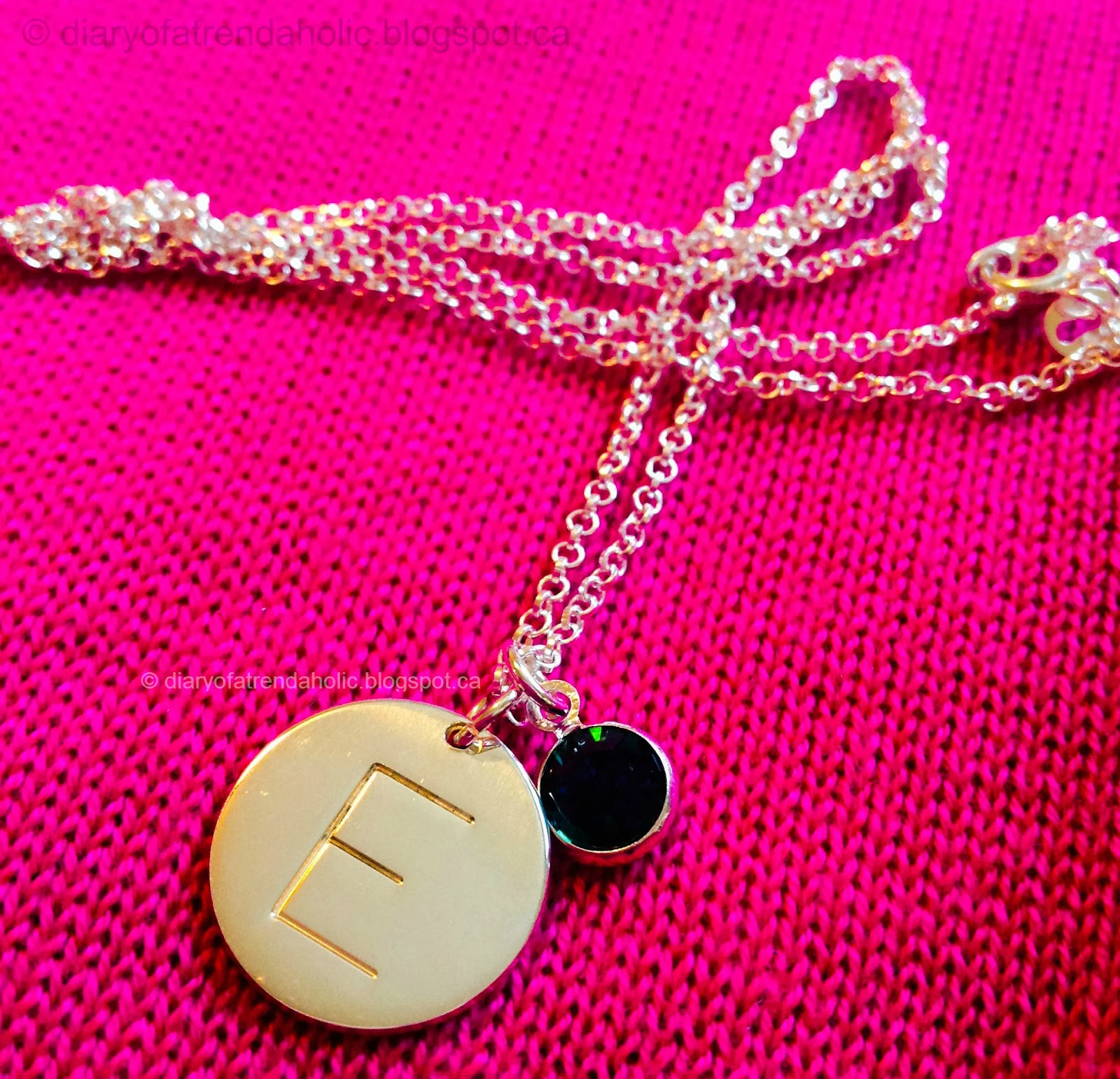 Diary of a Trendaholic : My Name Necklace Canada Jewelry Review