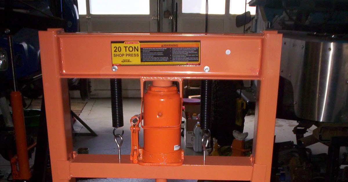 Brucker Brothers Harbor Freight 20 Ton shop press 175 oboSOLD