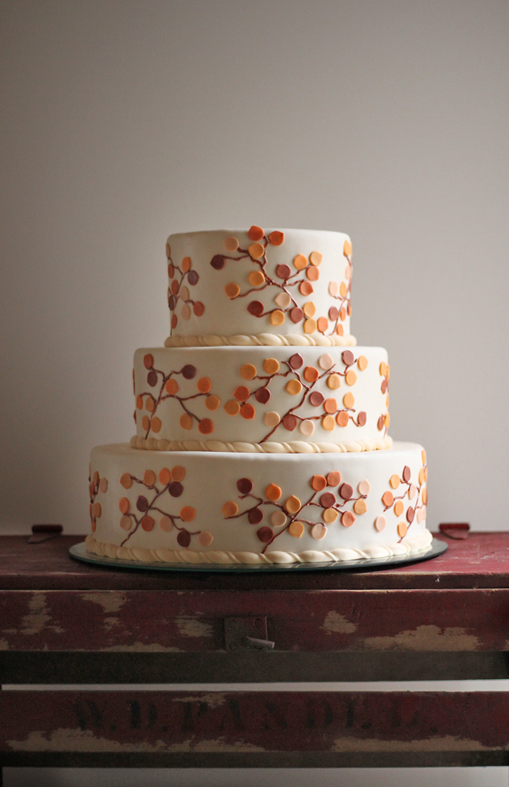 Julie David S Autumn Inspired Wedding Cake