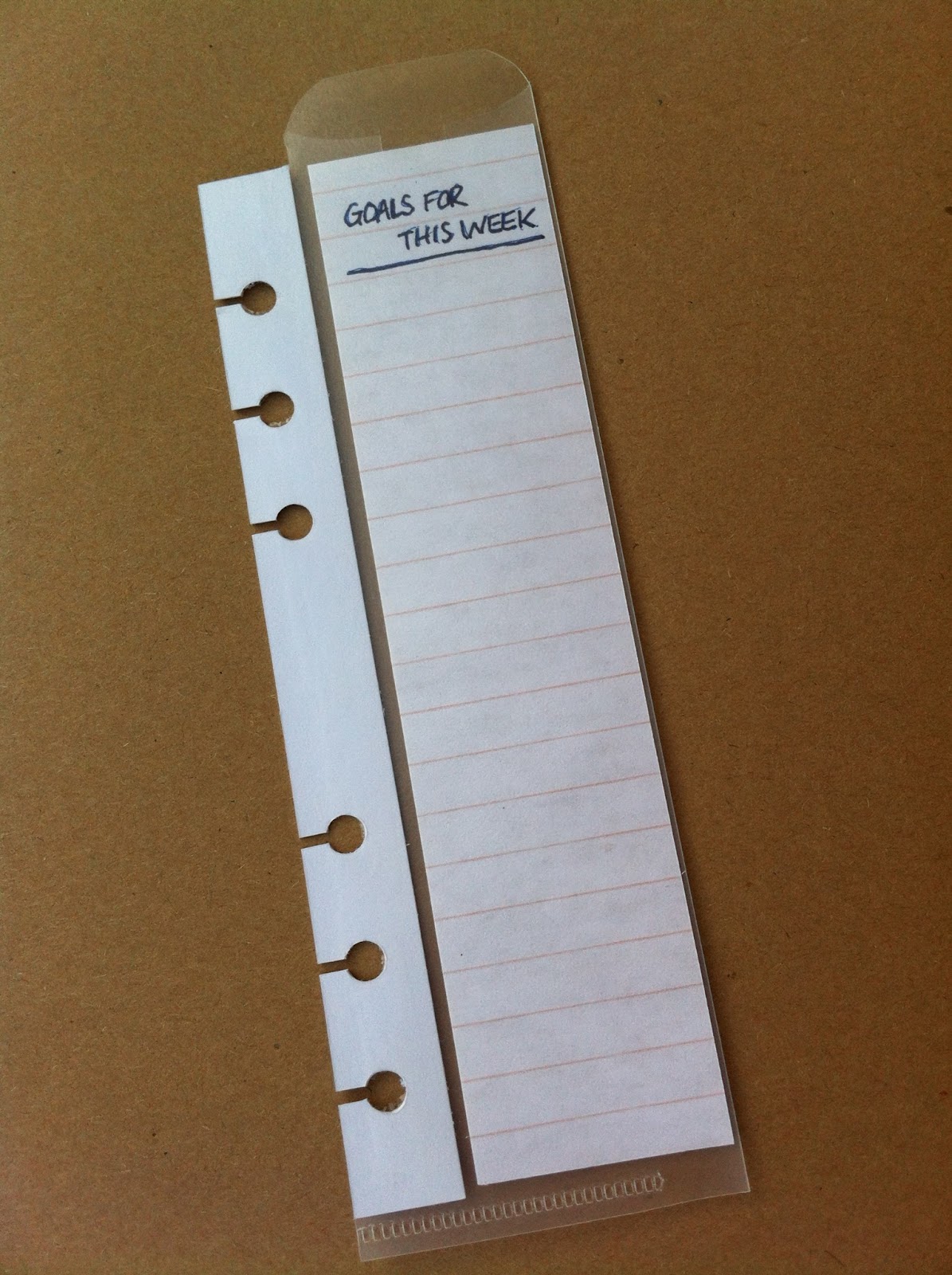 My Life All in One Place Make a flexible today marker and note holder