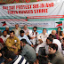 One day Hunger Strike observed by Yasin Malik against atrocities in Jammu.