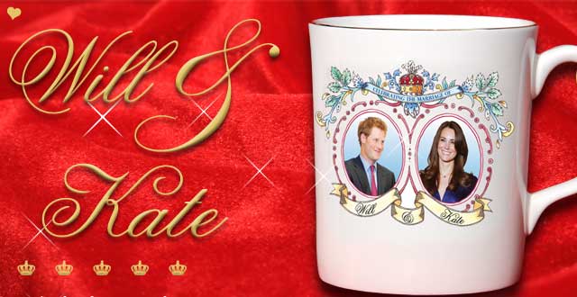 prince harry and kate mug. of Prince William and Kate