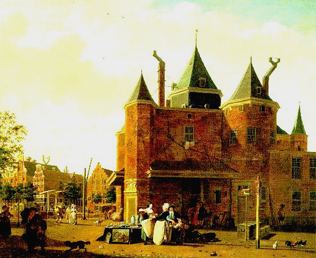 SPQA Amsterdam De Waag op de Nieuwmarkt en de nieuwe fundering