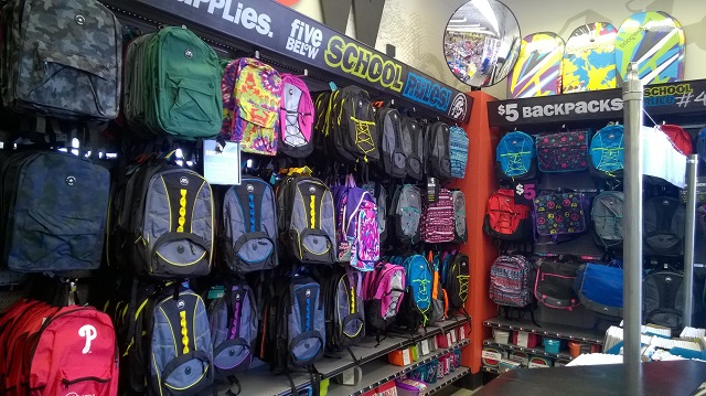 backpacks five below