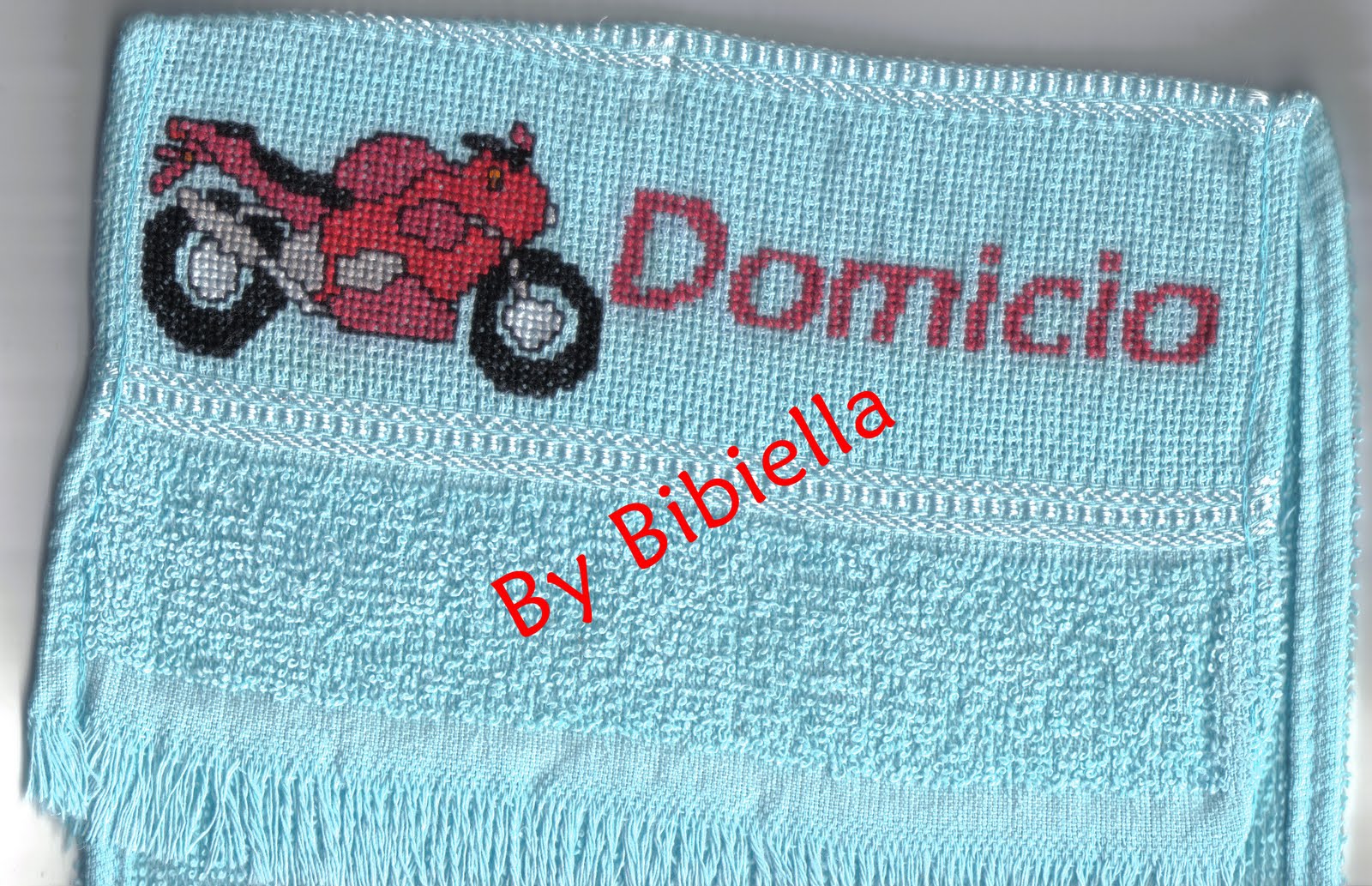 Moto Em Ponto Cruz By Bibiella: Ponto Cruz - Domicio - Moto