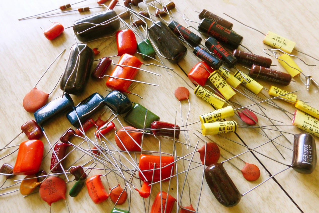 Origami Night Lamp Testing Guitar Tone Capacitors, Part 1