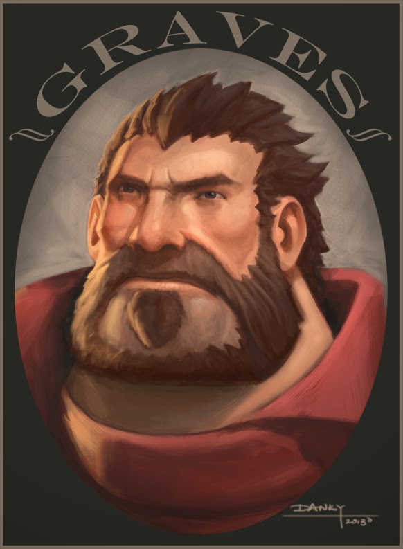 Art of Danky LOL Graves the outlaw