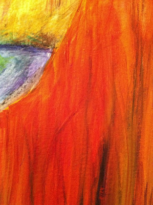 mixed media colorado river painting Colorado River Arwork