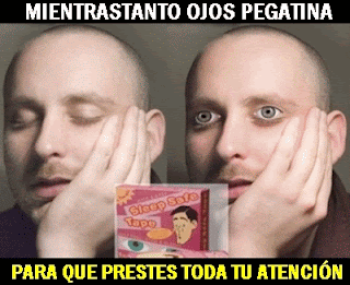 ojos pegatina