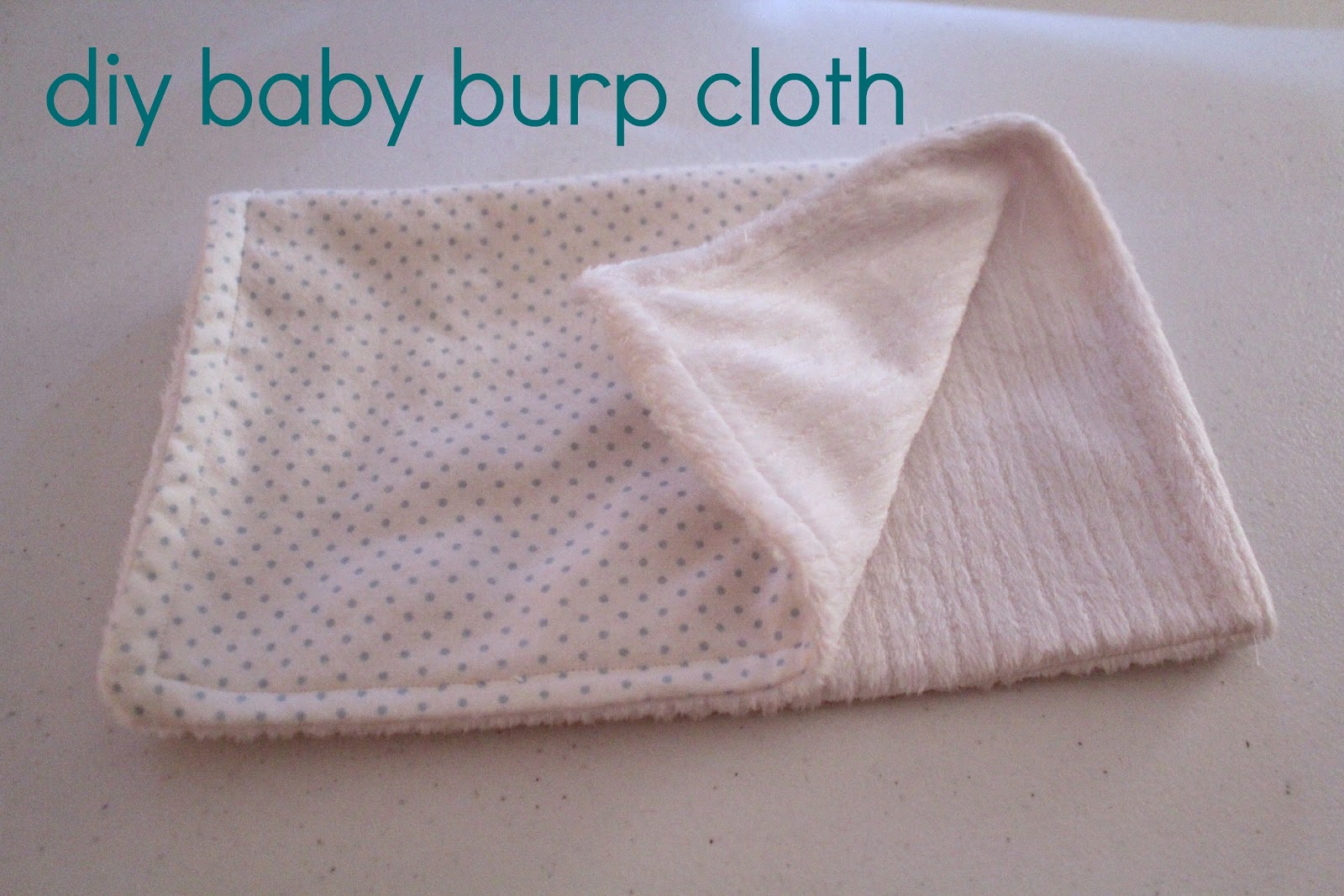 Ten June: DIY Baby Burp Cloth