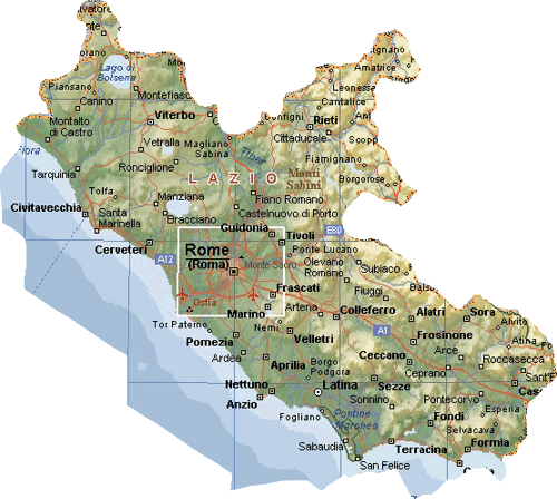 Mappa Cartina Italia Geografica Regionale Della Citta Lazio Vatican City Mappa Cartina Della Citta