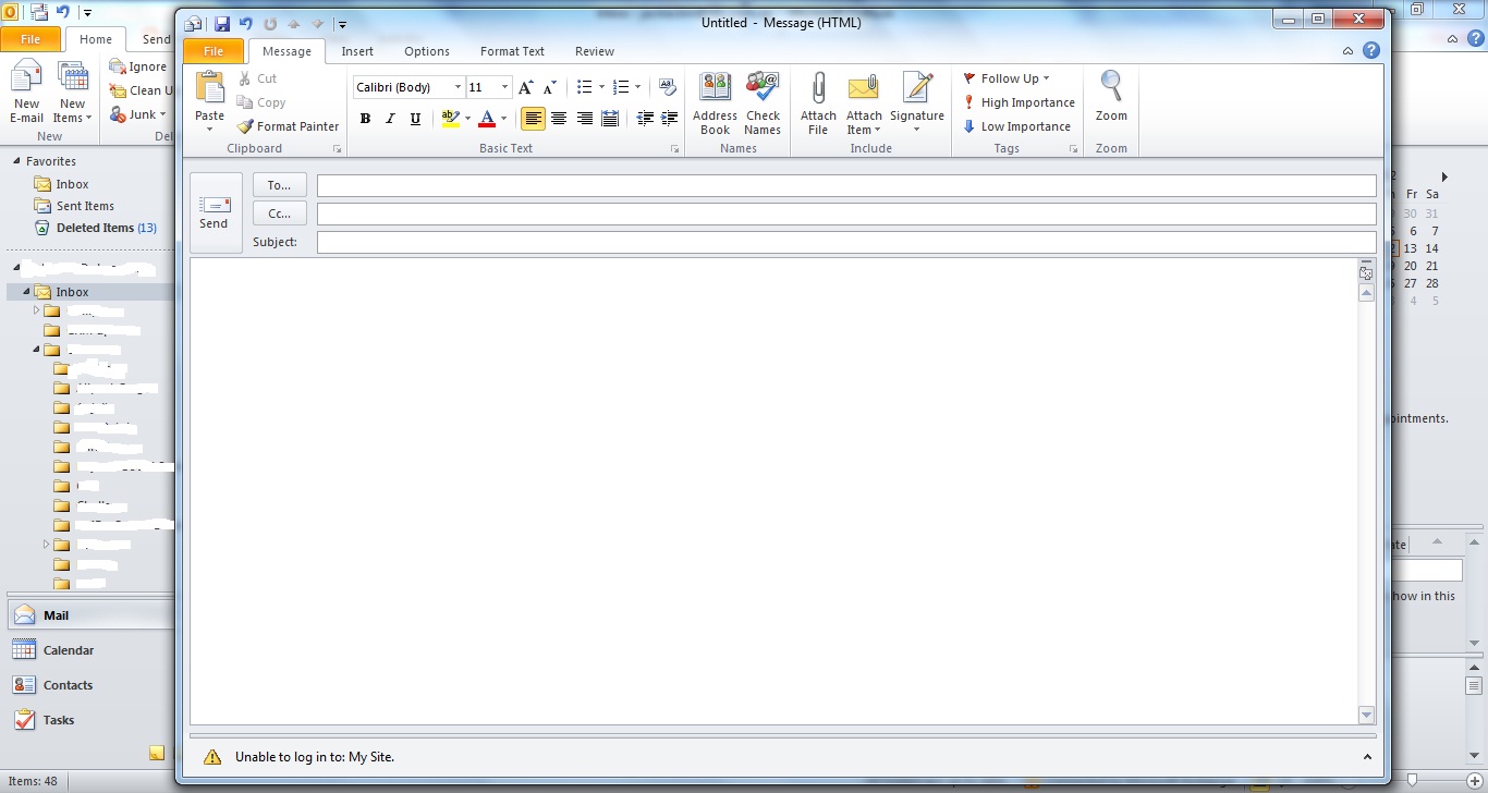 how to create mail in outlook