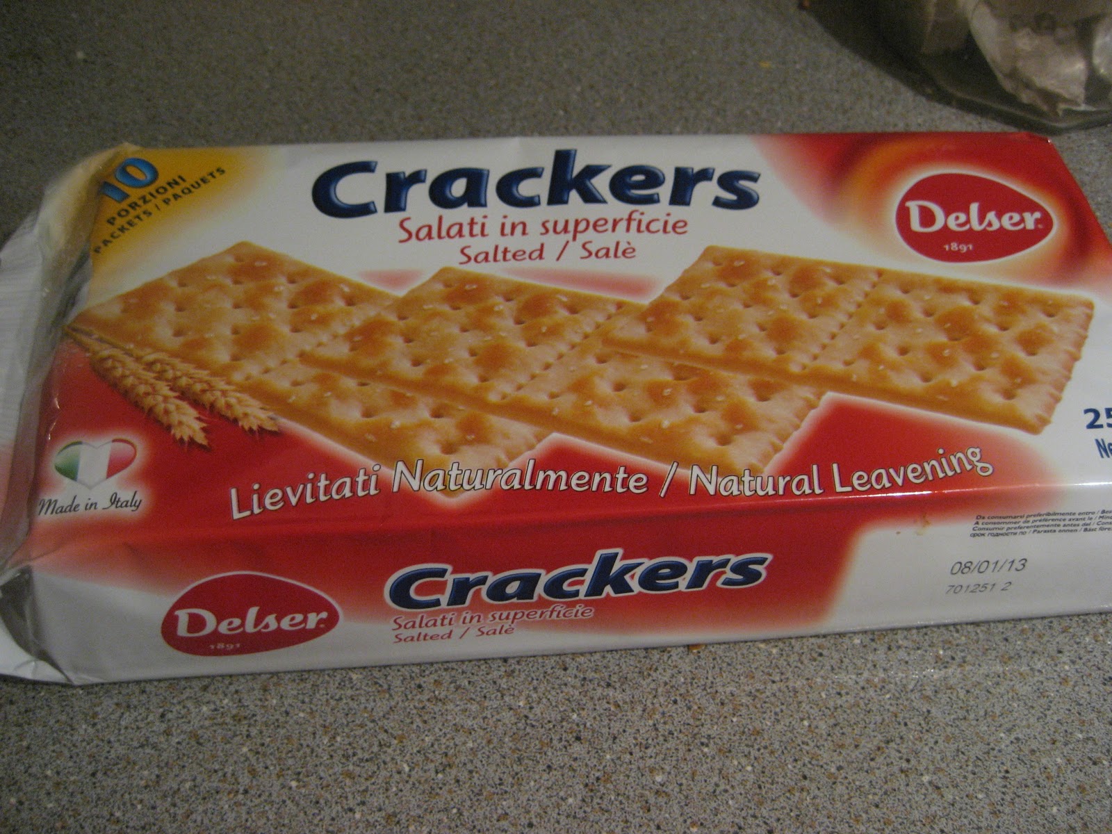 ameringlish They don't have Saltines in England