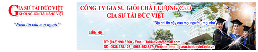 Gia sư lớp 2 tại Hà Nội uy tín Chất Lượng Cao