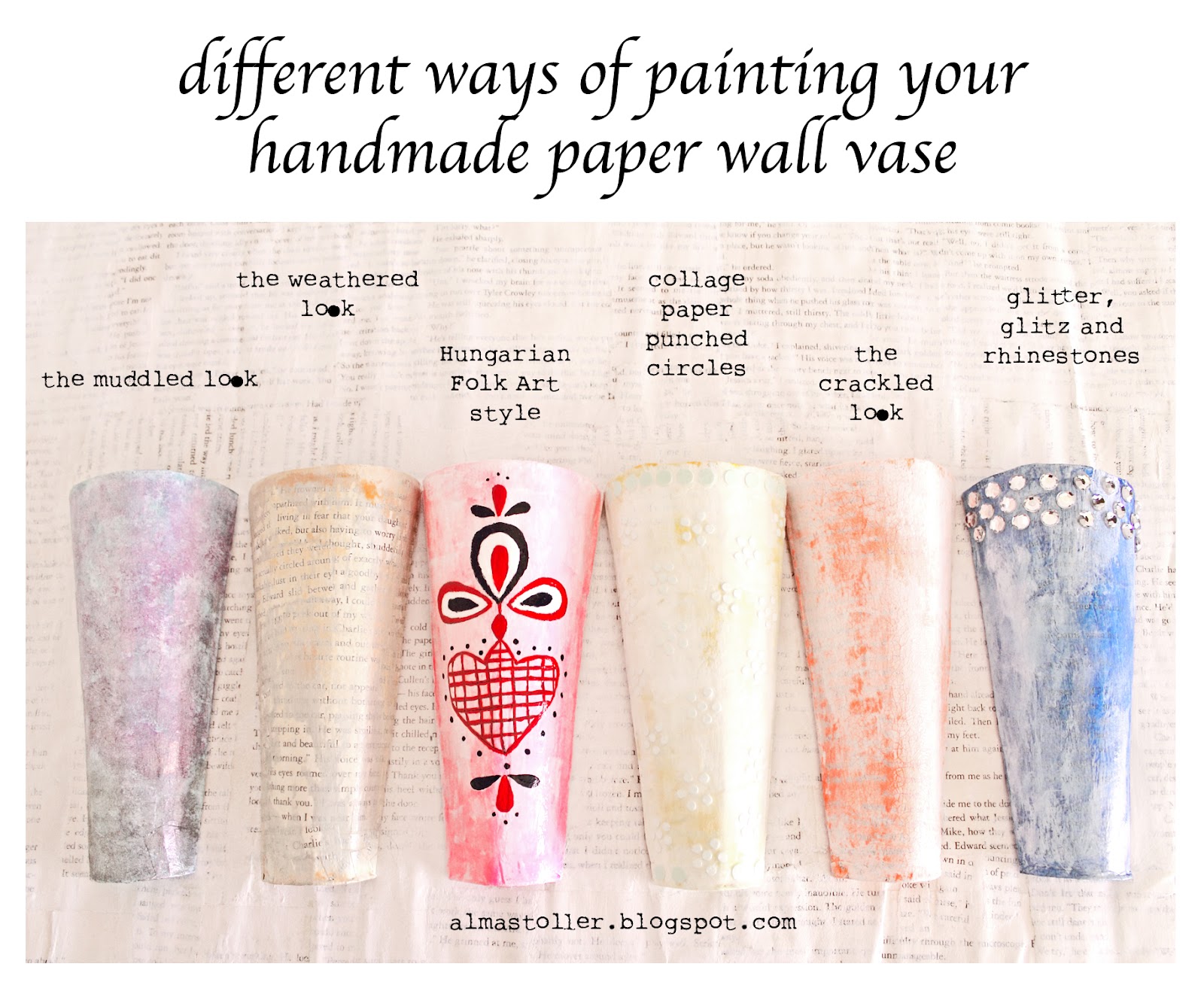 Alma Stoller: tutorial: how to make a wall vase