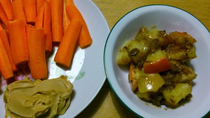 carrot sticks with peanut butter carrot sticks with peanut butter