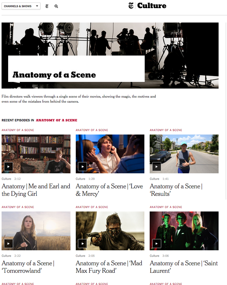 anatomy of a scene writing