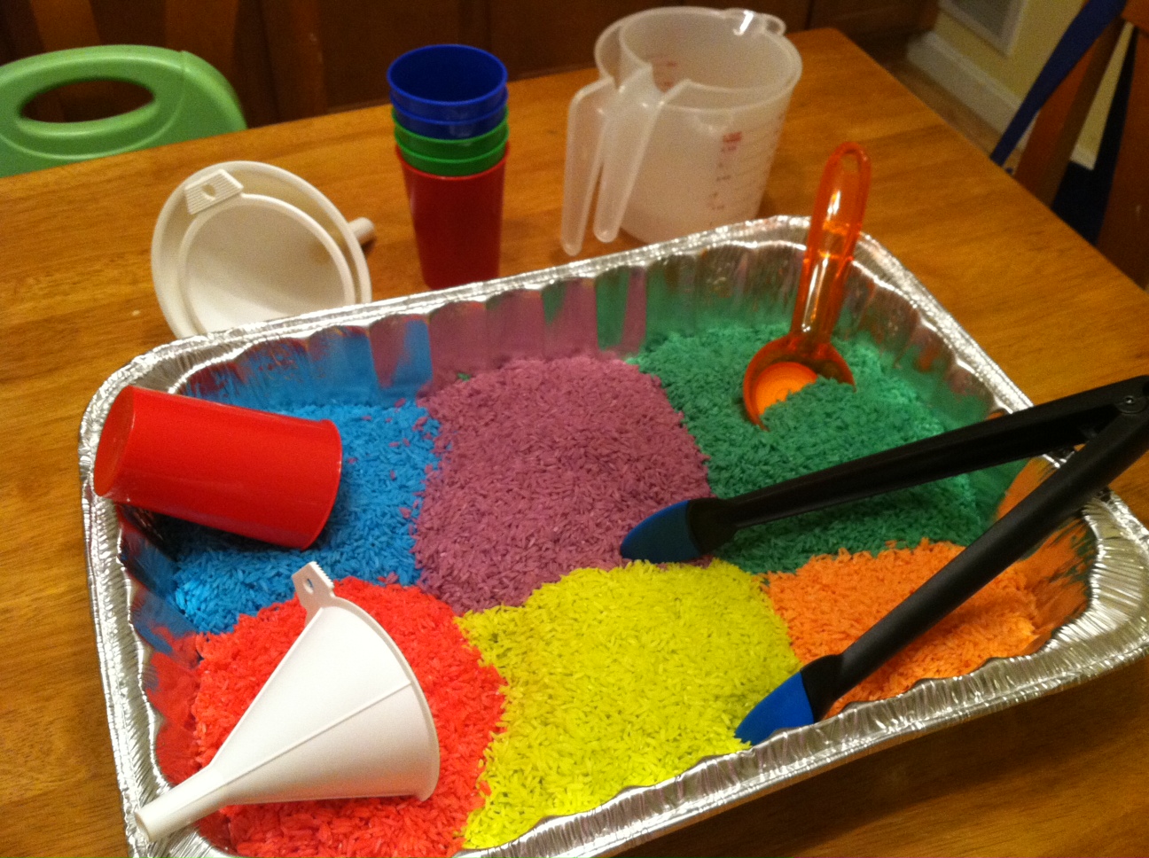 Child's Play in Central PA Sensory bin Take 1