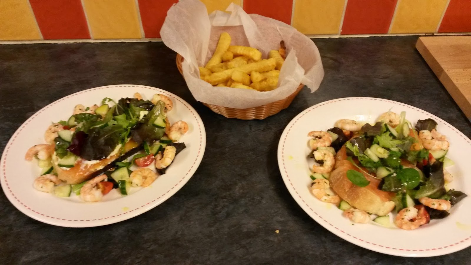 Ad's Tastiest Recipes Smoked Salmon and King Prawns with Horseradish