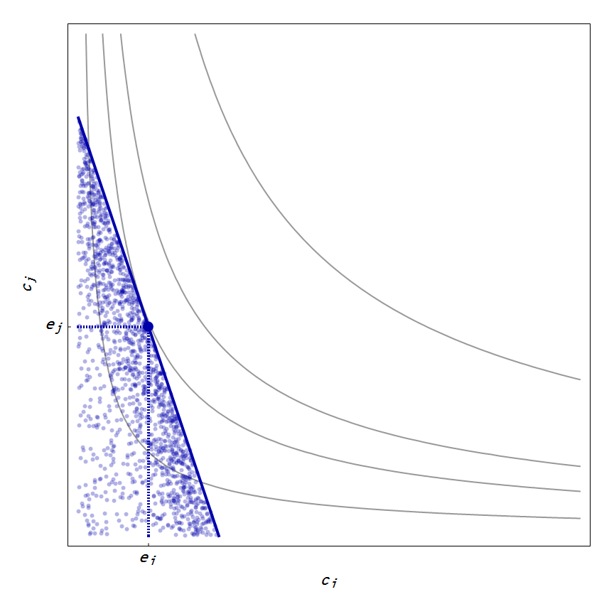 Information Transfer Economics The Euler equation as a maximum entropy