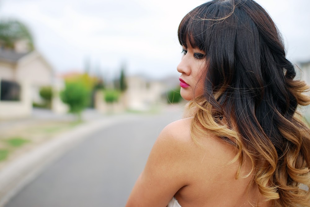 Lucy And The Runaways New Balayage Dip Dyed Curly Hair Thanks To