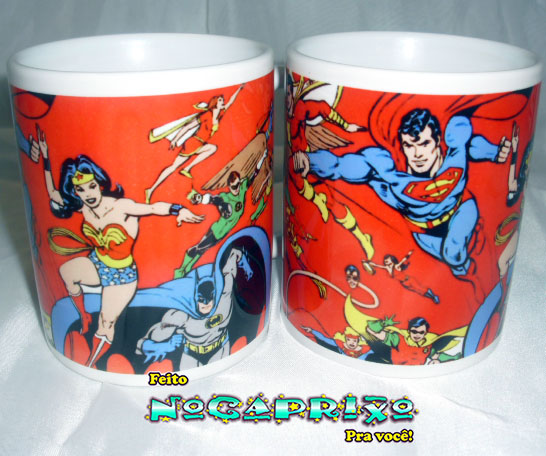 Caneca Personalizada - Super Heróis