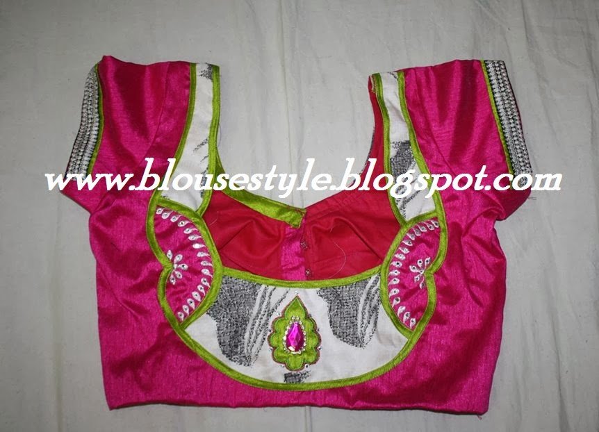 pink designer blouse pink colour designer blouse