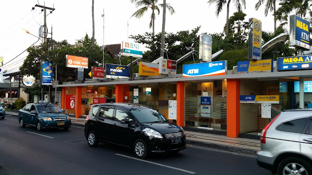 Cajeros automáticos en Kuta, Bali