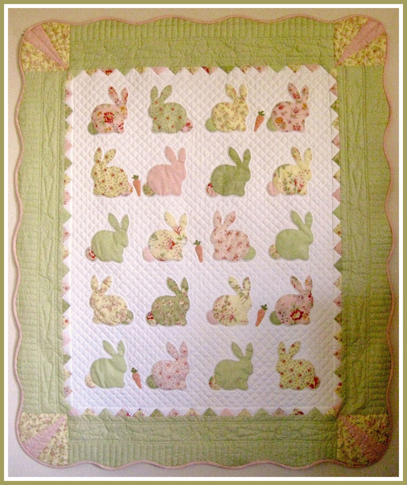 T. in the Burg Bunny Quilt