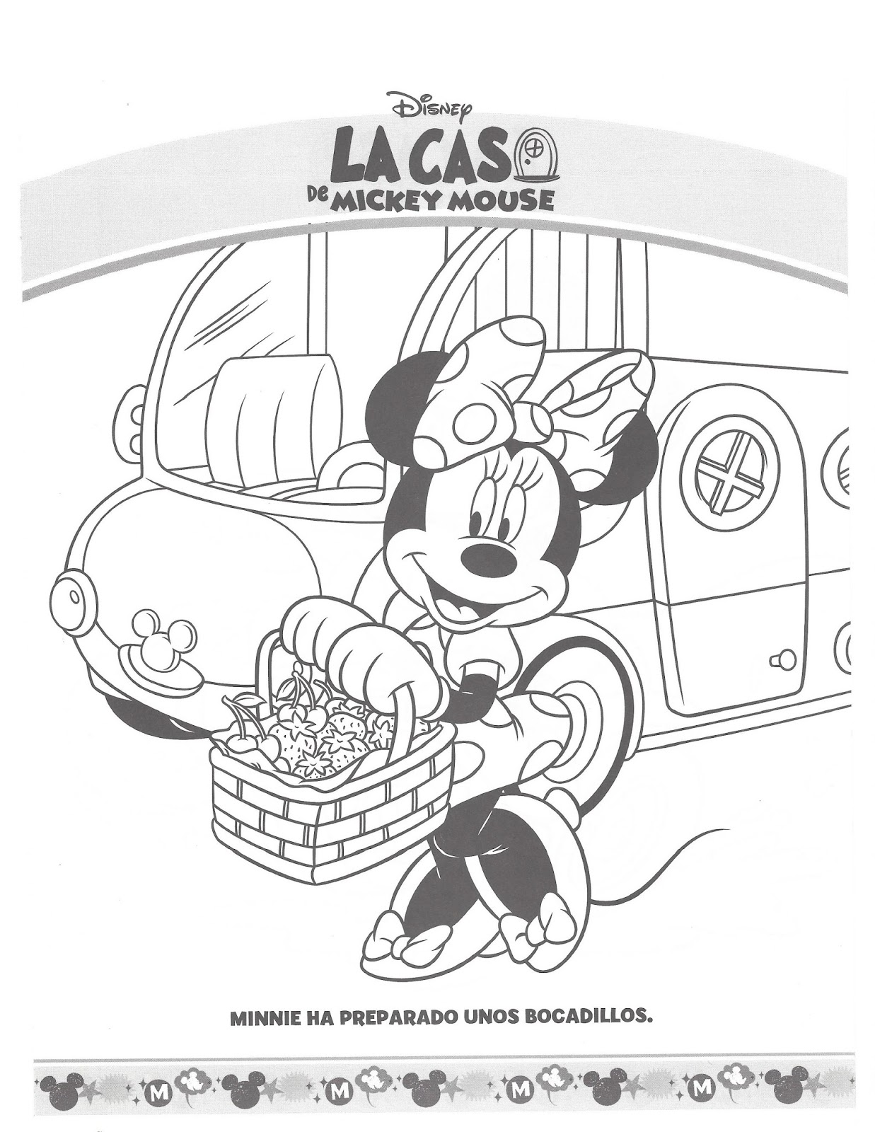 La casa de Mickey Mouse para colorear - Imagui