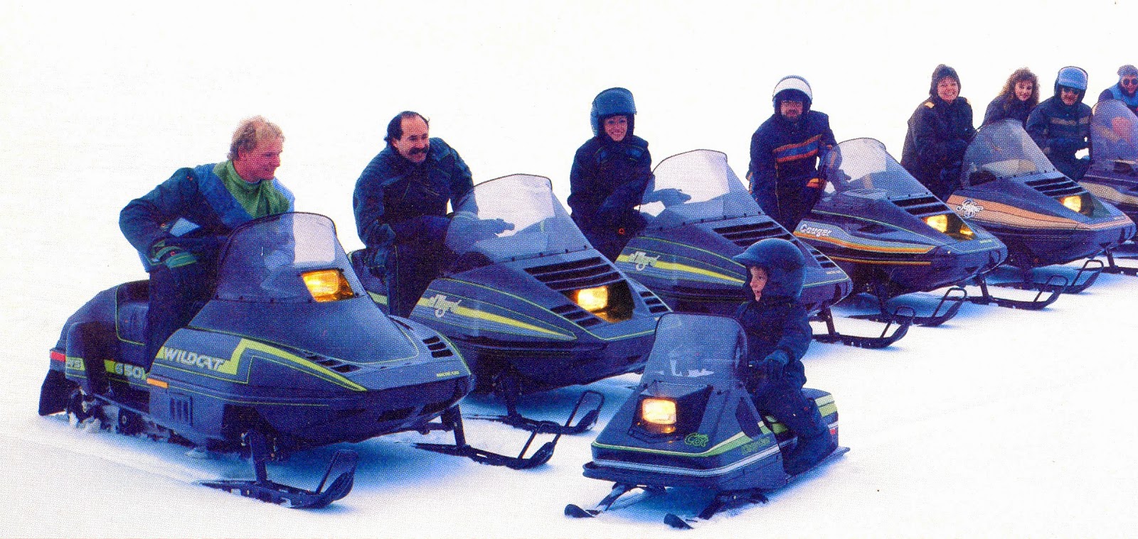 CLASSIC SNOWMOBILES OF THE PAST 1988 ARCTIC CAT SNOWMOBILES