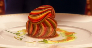 ratataouille dish by Remy
