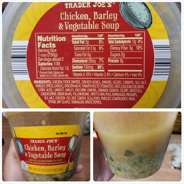 Shannon's Lightening the Load Trader Joe’s Chicken, Barley & Vegetable