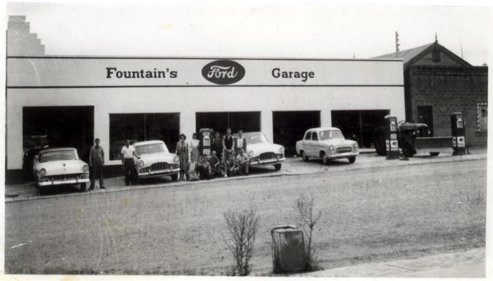Old Images of Rylstone District Fountain Bros Garage, Kandos 2