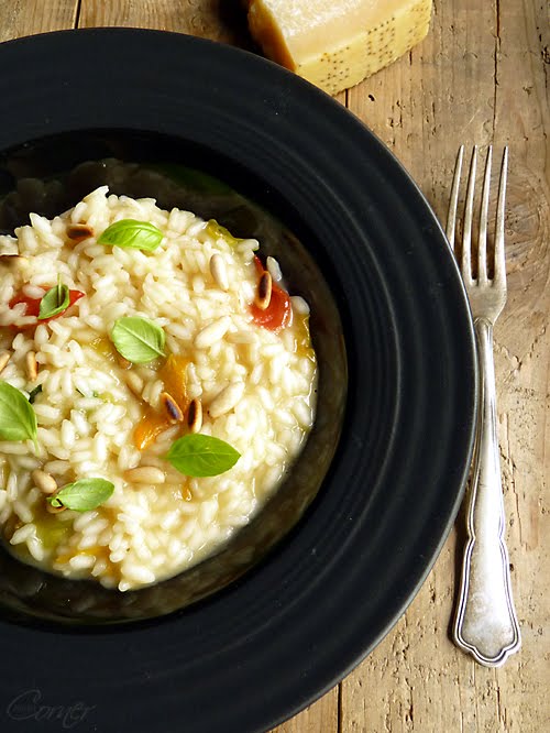 Almond Corner White Tomato Risotto