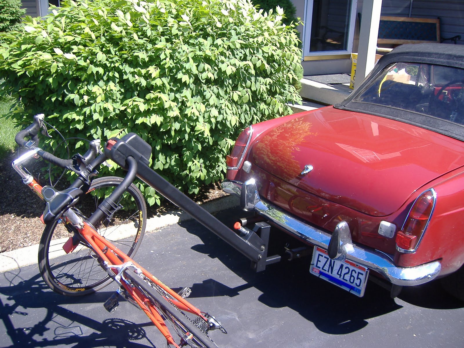 1974 MGB Trailer Hitch & Bike Rack MGB