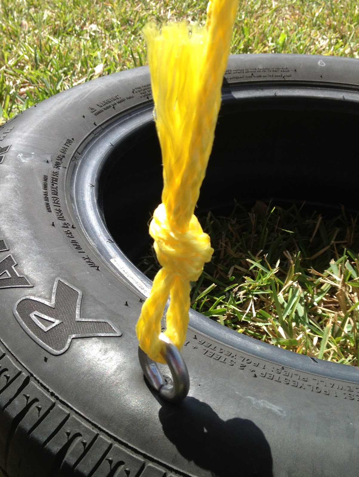 52 Week Pinterest Challenge Tire Swing Tutorial